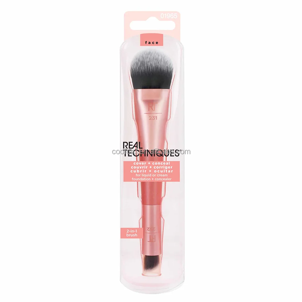 0127 Real Technique Bubble Blending Makeup Brush Multipurpose Foundation for Liquid Cream Powder Products Synthetic Bristles