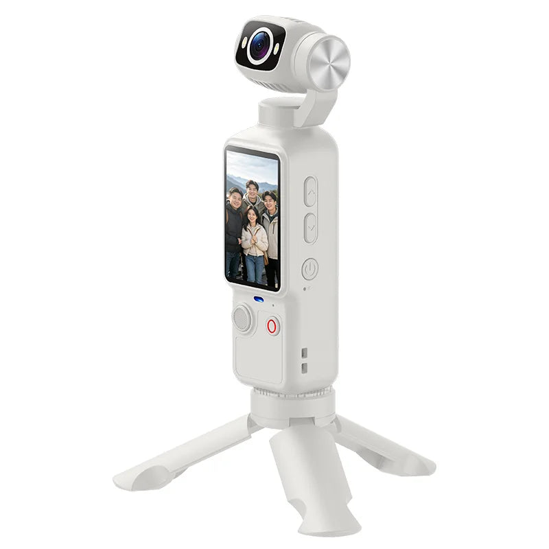 CE FCC Rohs DJ01 HD 360° Rotating All Around Shooting Action & Sports Camera with Fill Light Support Max 128GB Memory Action Cam