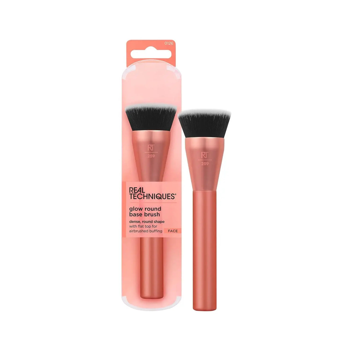 0127 Real Technique Bubble Blending Makeup Brush Multipurpose Foundation for Liquid Cream Powder Products Synthetic Bristles